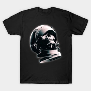 skull head wear astronaut helm space T-Shirt